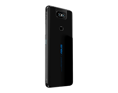 Zenfone 6（ZS630KL） ASUS ミッドナイトブラック斜め