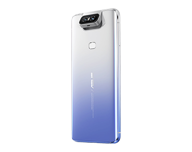 Zenfone 6（ZS630KL） ASUS トワイライトシルバー斜め